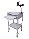 Tasman Medical Equipment Trolley ME-5343 angle keyboard out.webp