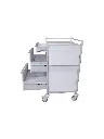 Medication Trolley MT-7058-1S-2L330-LF side drawers open.webp