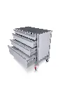 MP-9853-1S-2M-1L-SST Angle Open Drawer.webp