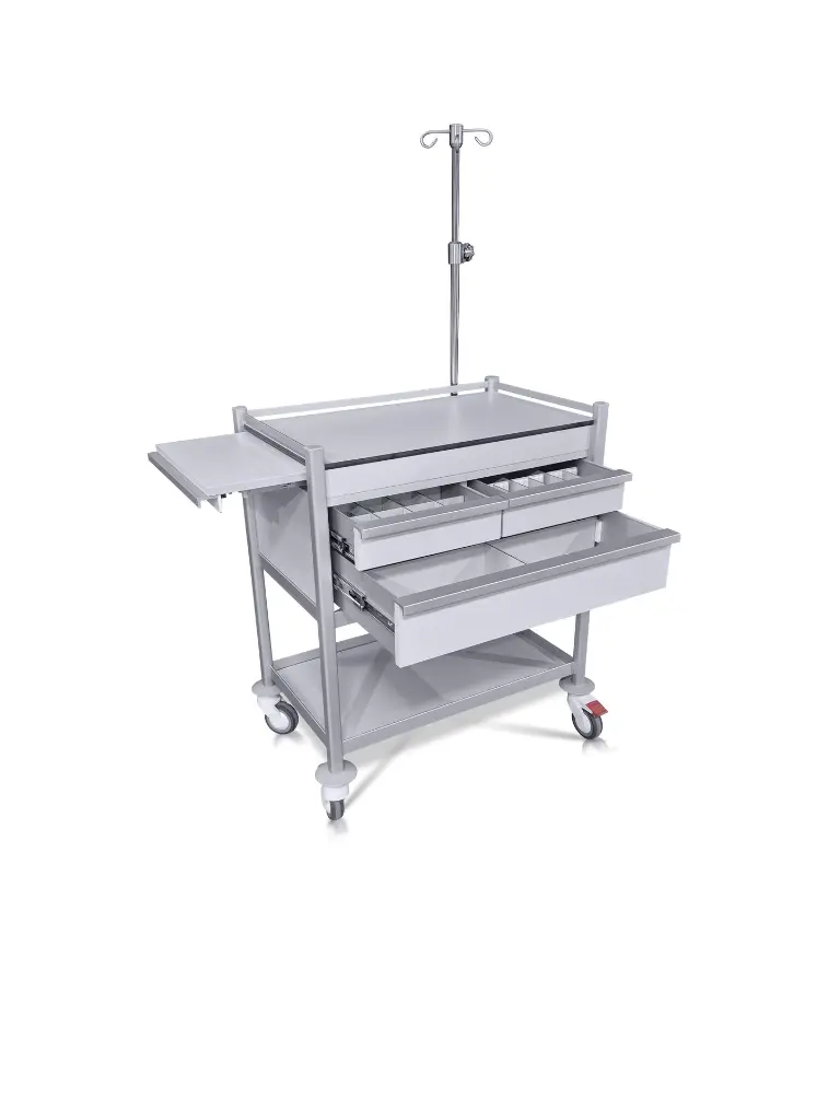 ET-7848-2Ss-1M-PL - Left Angle Open - Pull-out Shelf Extended.webp