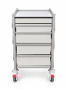 Tasman Medical Anaesthetic Trolley AT-5353-2S-3M-PL – clean front view