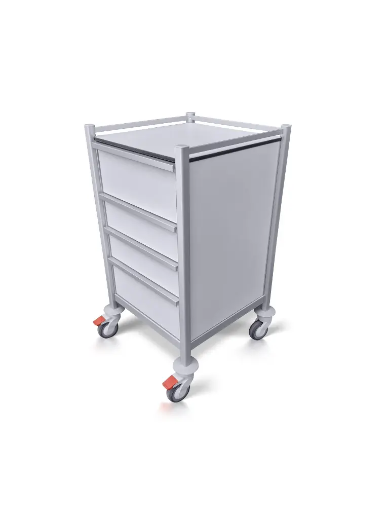 Tasman Medical Trolley MP-5353-1S-2M-1L- angle.webp