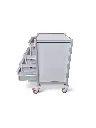 Tasman Medical Trolley MP-5353-1S-2M-1L- side open.webp