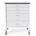 Anaesthetic Trolley, 780W, 530D, 1000Hmm, 6 Drawers