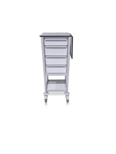 Multi-purpose Medical Trolley, 400W, 400D, 1100H mm, 4 drawers (1S,3M)
