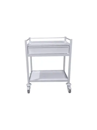 Multi-purpose Medical Trolley, 680W, 480D, 975Hmm, 1 drawer, 1 shelf