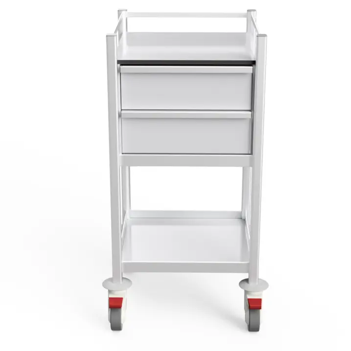 Multi-purpose Medical Trolley, 480W, 480D, 975H, 2 drawers 