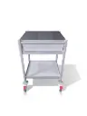 Multi-purpose Medical Trolley, 630W, 530D, 975mm, 1 drawer, 1 shelf 