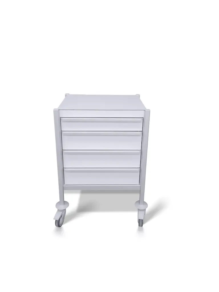 Medication Trolley, 630W, 480D, 900Hmm, 4 drawers (1S,3M)