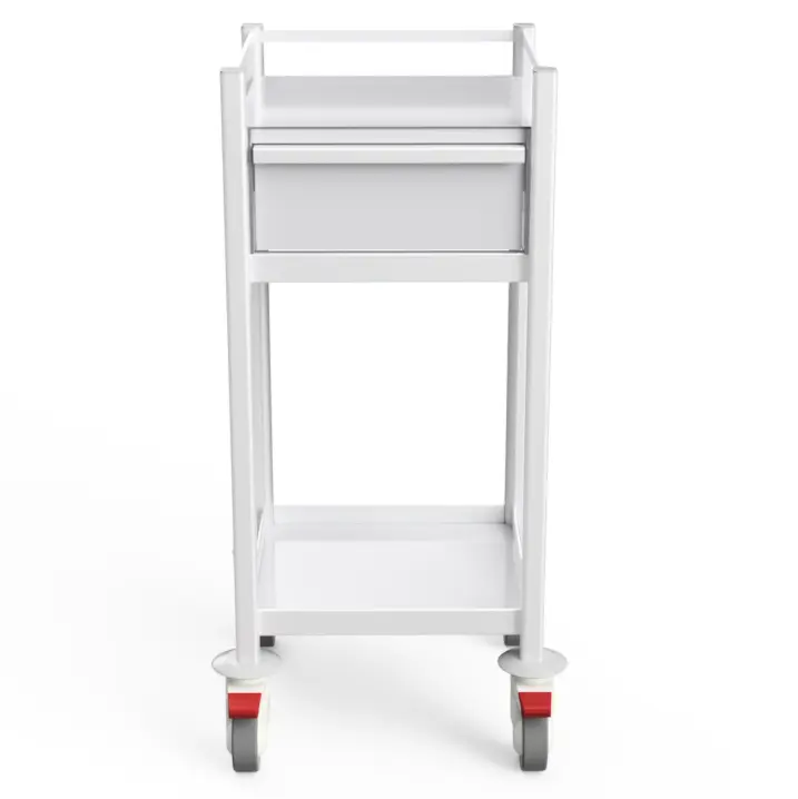 Multi-purpose Medical Trolley, 480W x 330D x 975H mm -  1 Drawer, 1 Shelf