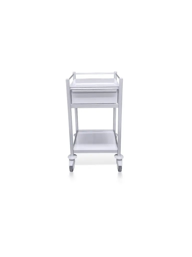 Multi-purpose Medical Trolley, 580W x 580D x 975H mm, 1 Drawer, 1 Shelf