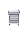 Multi-purpose Medical Trolley, 630W x 530D x 985H mm, 5 Drawer (2S, 2M,1L)