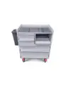 Podiatry Trolley, 680W, 430D, 820H mm, 4 Drawers