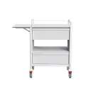 Podiatry Trolley, 680W, 430D, 845H mm, 2 Drawers (1L, 1L)