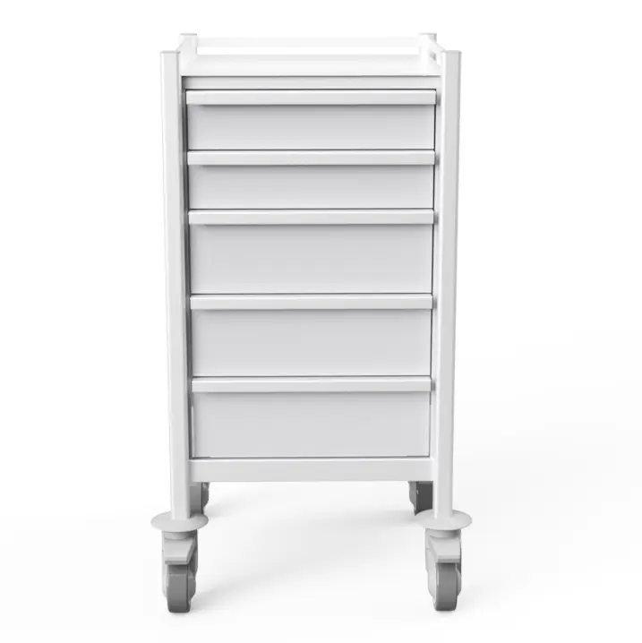 Airway Trolley, 480W, 480D, 935H, 5 Drawers (2S, 3M)