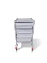 Anaesthetic Trolley 530W, 530D, 935H, 4 Drawer (1S,3M), Left pull-out slide