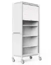Large Cabinet Trolley, 890W, 480D,1950Hmm, 4 Shelves Roller Door, 
