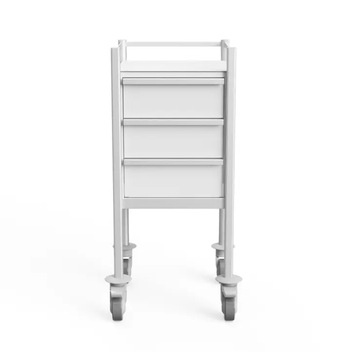 Multi-purpose Medical Trolley, 430W, 430D, 975Hmm 3 Drawer (3M), 1 Shelf 