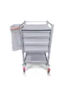 Multi-purpose Medical trolley, 530W, 530D, 975H mm, 3 drawers, 1 shelf 