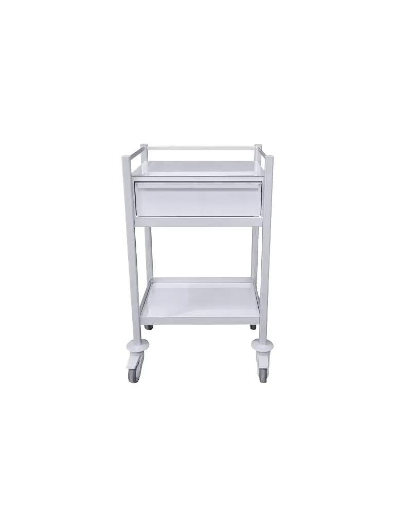 Multi-purpose MRI Trolley, 580W, 430D, 975H mm, 1 Drawer, Low-ferrous