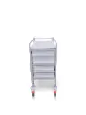 Multi-purpose Medical Trolley, 430W, 580D, 975Hmm, 4 drawers (1S, 3M)
