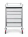 Multi-purpose Medical Trolley, 530W, 530D, 975H, 5 Drawers