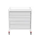 Multi-purpose Medical Trolley, 880W, 580D, 1000H mm, 5 Drawers (2S, 2M,1L)