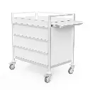 Multi-purpose Medical Trolley, 880W, 580D, 975Hmm, 3 Drawers (L), Pull-out shelf 