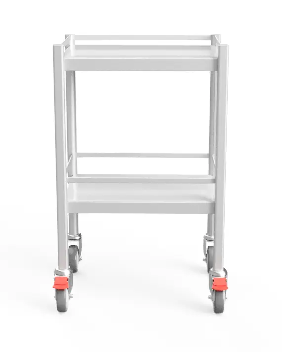 Tasman Dressing Trolley, 530W x 430D x 975H mm, 2 Shelf
