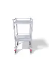 Tasman Dressing Trolley, 430W, 380D, 975H mm, 2 Shelf