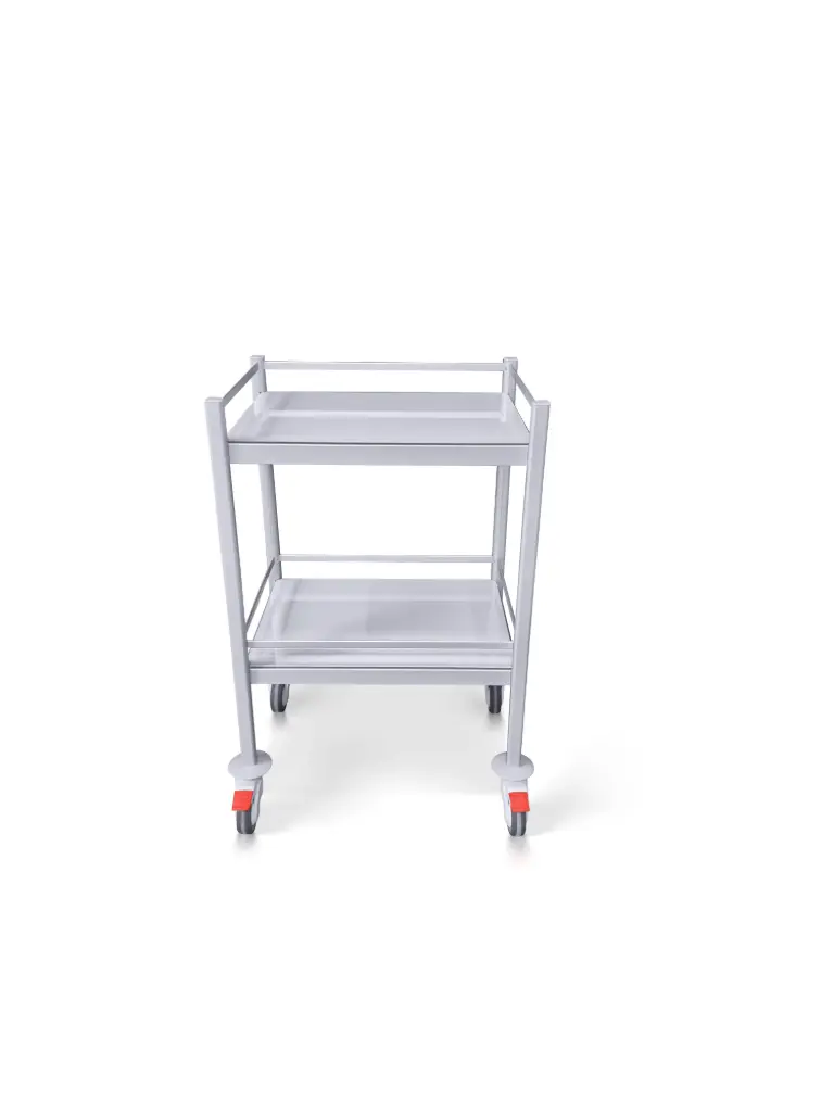 Tasman Dressing Trolley, 630W, 480D, 975H, 2 Shelf  