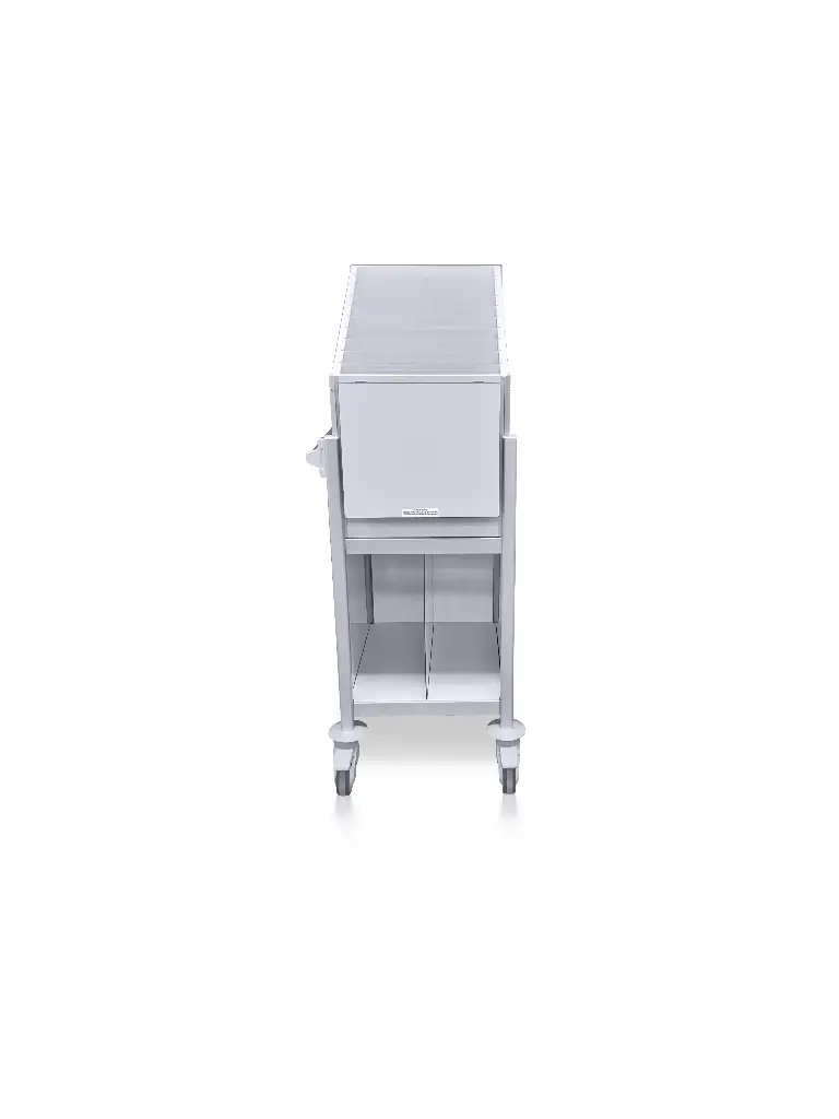Chart Trolley, 500W, 430D,1035H mm, Front Flap, 1 Drawer (S)