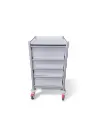 Multi-purpose Medical Trolley, 530W, 530D, 960H, 4 Drawer, (1L,2M,1L)