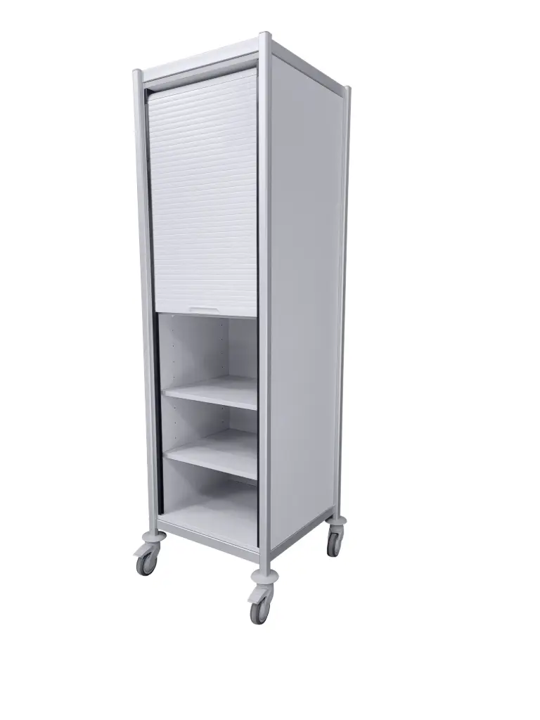 Medical Cabinet Storage Trolley - 580W, 580D, 1950Hmm