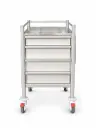 Multi-purpose Medical Trolley, 530W, 530D, 975H mm  , 4 Drawers (1S, 3M),