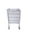 Multi-purpose Medical Trolley, 530W, 530D, 975H mm  - 4 drawers (1S, 3M),