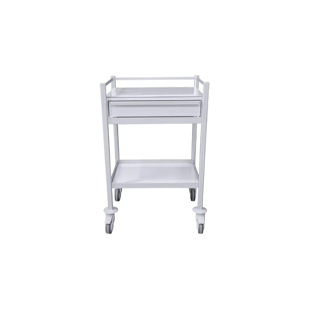 Multi-purpose Medical Trolley, 630W, 480D, 975Hmm, 1 Drawer, 1 Shelf