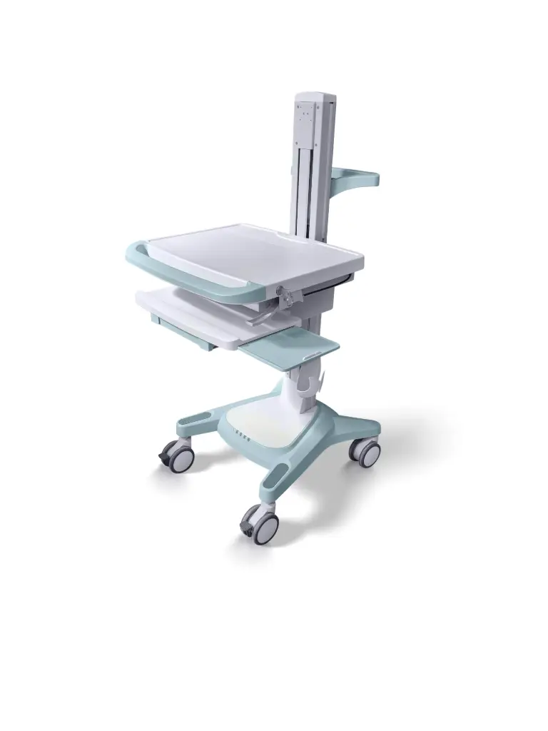 Laptop Cart, secure clamshell height adjustable