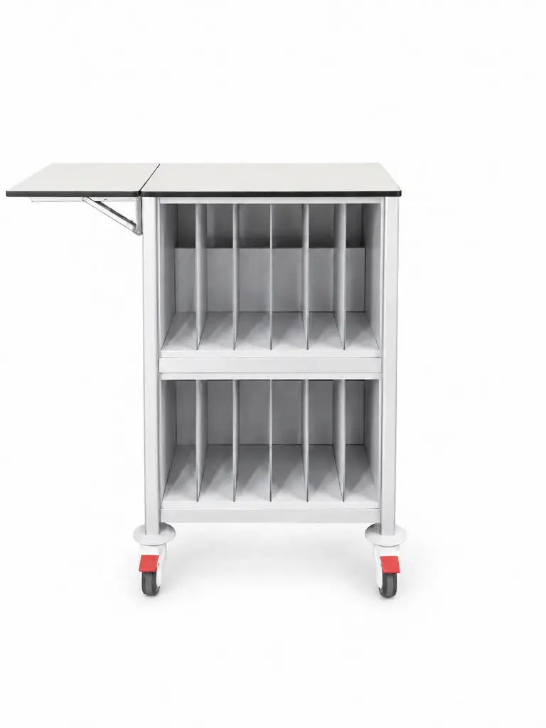 Chart Trolley 580W, 430D, 1010Hmm, 2 bays, 6 files per bay