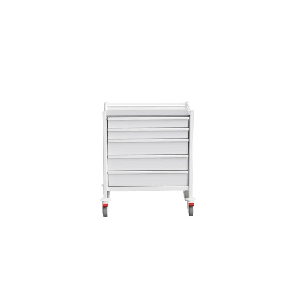 Multi-purpose Medical Trolley - 780W, 480D, 975H mm, 5 drawers (2S,3M)