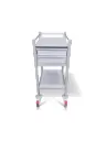 Multi-purpose Medical Trolley, 430W, 580D, 975Hmm, 2 Drawer, 1 Shelf