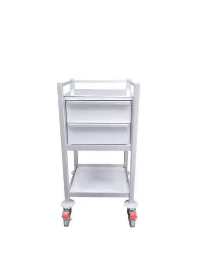 Multi-purpose Medical Trolley, 580W, 430D, 975Hmm, 2 Drawer, 1 Shelf