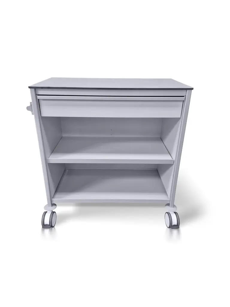 Specialist Medical Trolley, 1030W, 580D, 1125H, 1 Drawer, 2 Shelf