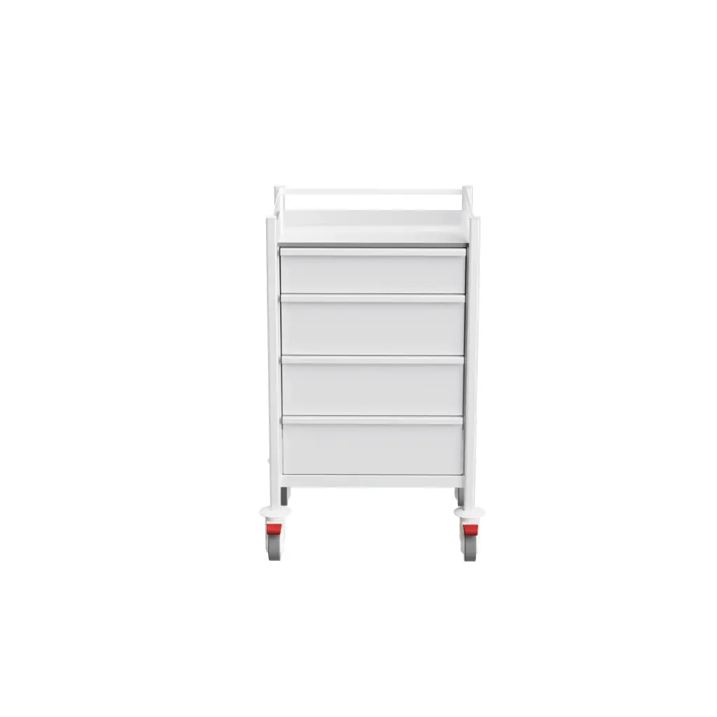 Multi-purpose Medical Trolley, 630W, 480D, 1100H mm, 4 drawers, (1M, 3L)