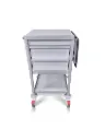 End of Bed Chart Trolley, 480W, 480D, 900Hmm, 2 drawers, tilt top, optional flaps