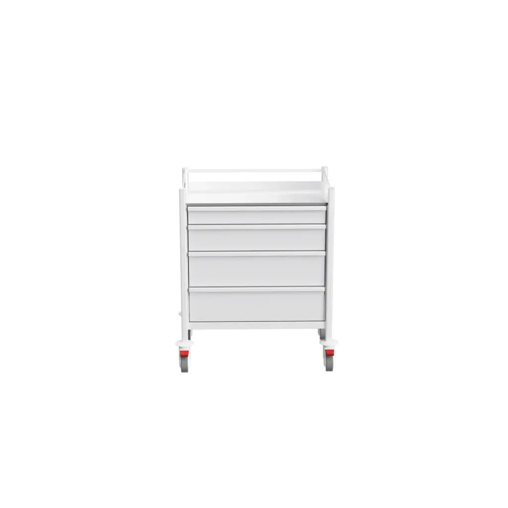 Multi-purpose Medical Trolley - 780H, 480D, 975Hmm, 4 drawers (1S,1M,2L) 