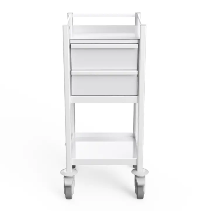 Multi-purpose Medical Trolley - 430W, 380D, 975Hmm, 2 Drawer, 1 Shelf  