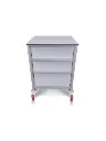 Multi-purpose Scrubs Trolley, 630W, 580D, 900H, 3 drawers (2L, 1XL)