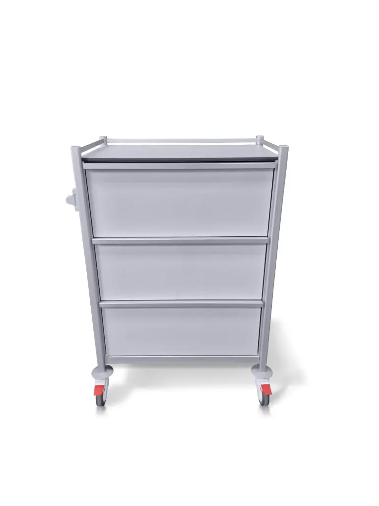 Medication Trolley, 780W, 480D, 1010Hmm, 3L275 Drawers