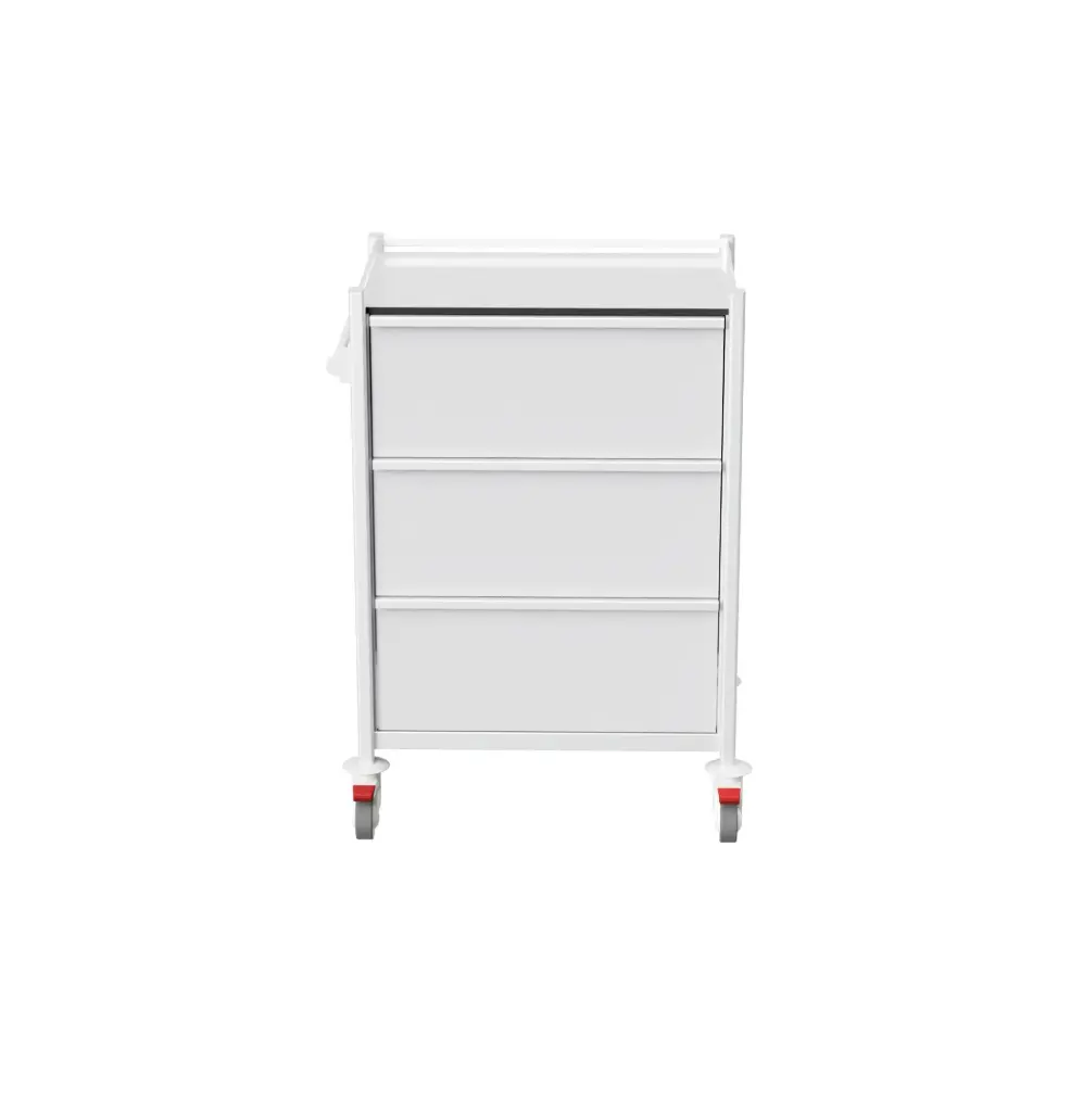 Medication Trolley, 780W, 480D, 1010Hmm, 3XL Drawers